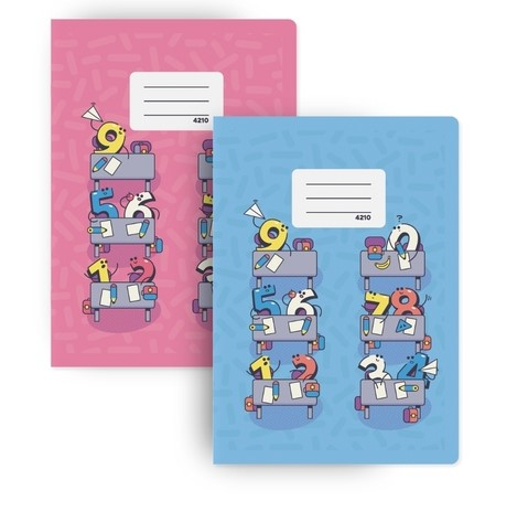 Školní sešit 4210, A4, 20 listů, čtvereček 10 x 10 mm