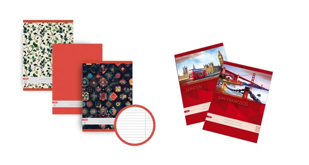 Školní sešit 444, A4, 40 listů, linka