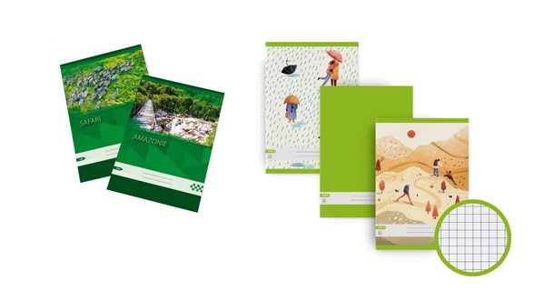 Školní sešit 445, A4, 40 listů, čtvereček