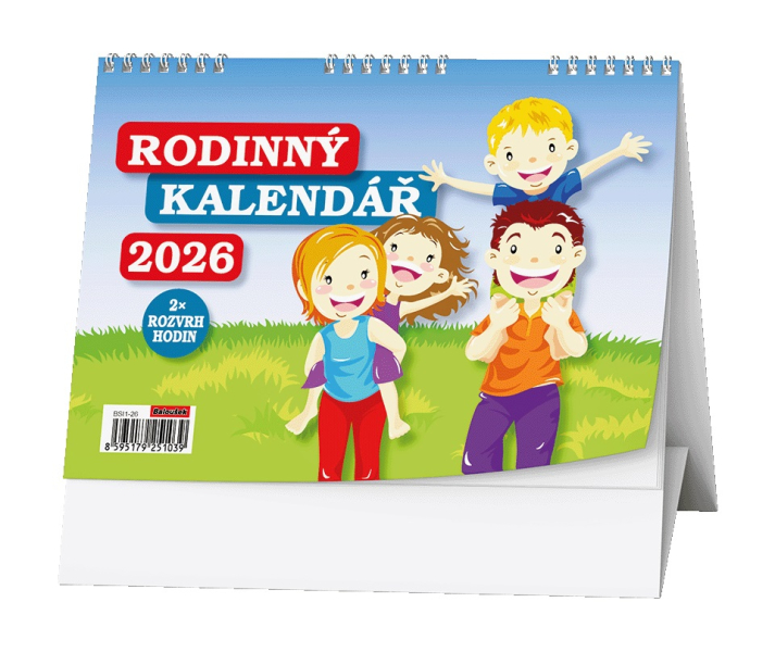 Kalendář stolní, Rodinný, Baloušek