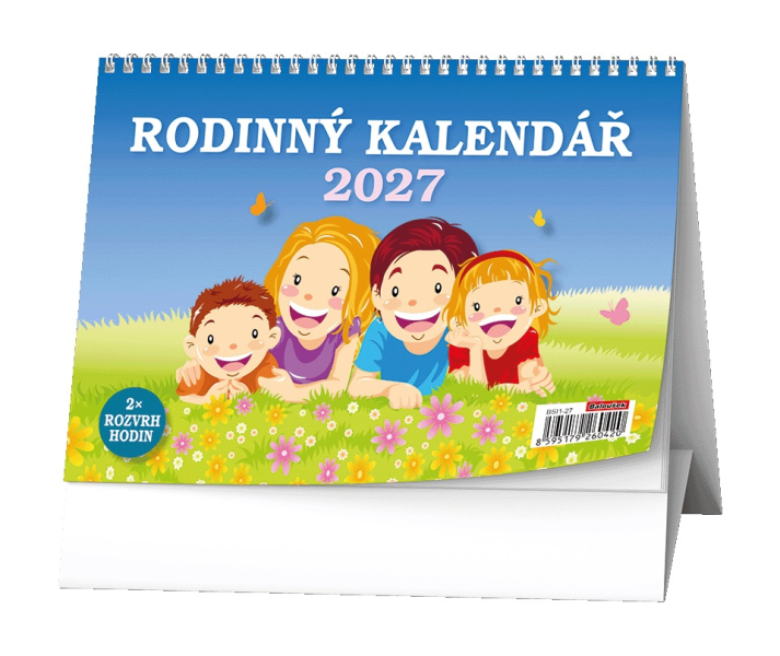 Kalendář stolní, Rodinný, Baloušek