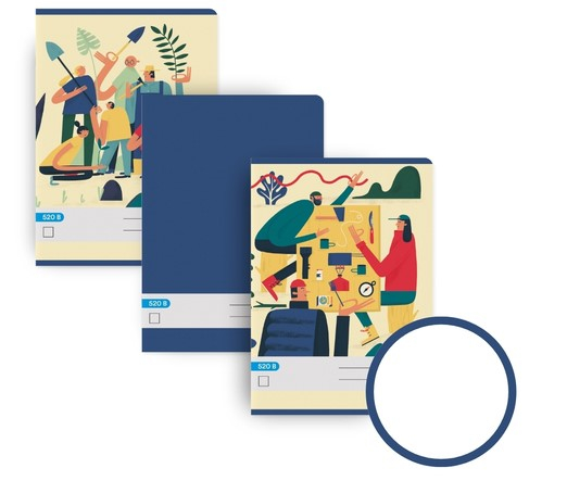 Školní sešit 520, A5, 20 listů, čistý