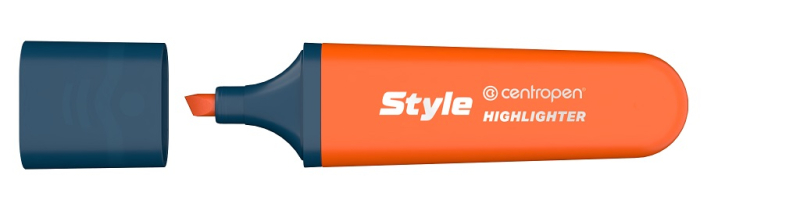 Zvýrazňovač, 6252, plochý, oranžová