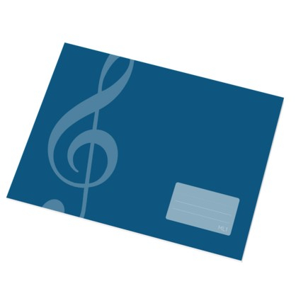 Notový sešit ML1, 8 listů