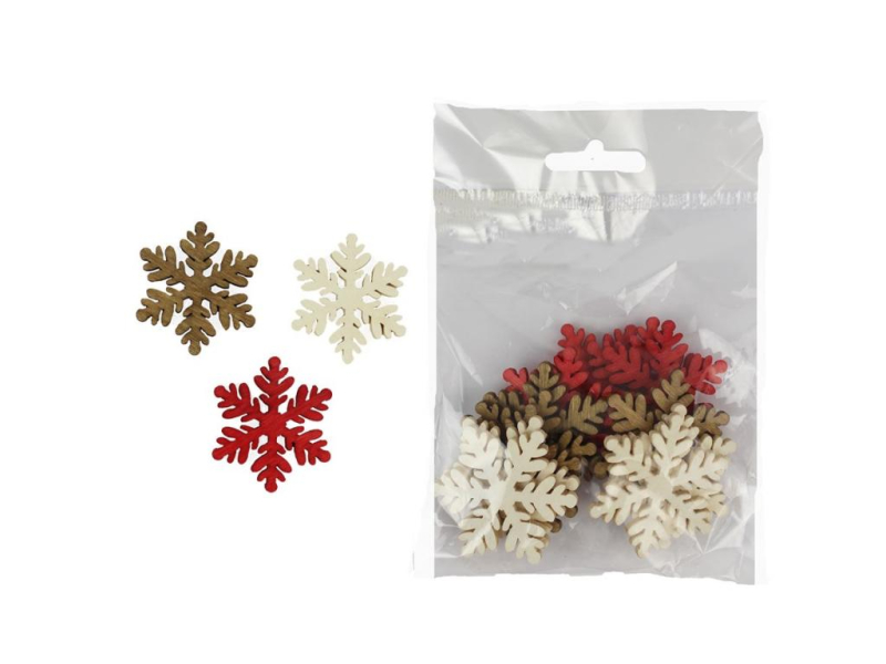 Vločky dekorační 12ks