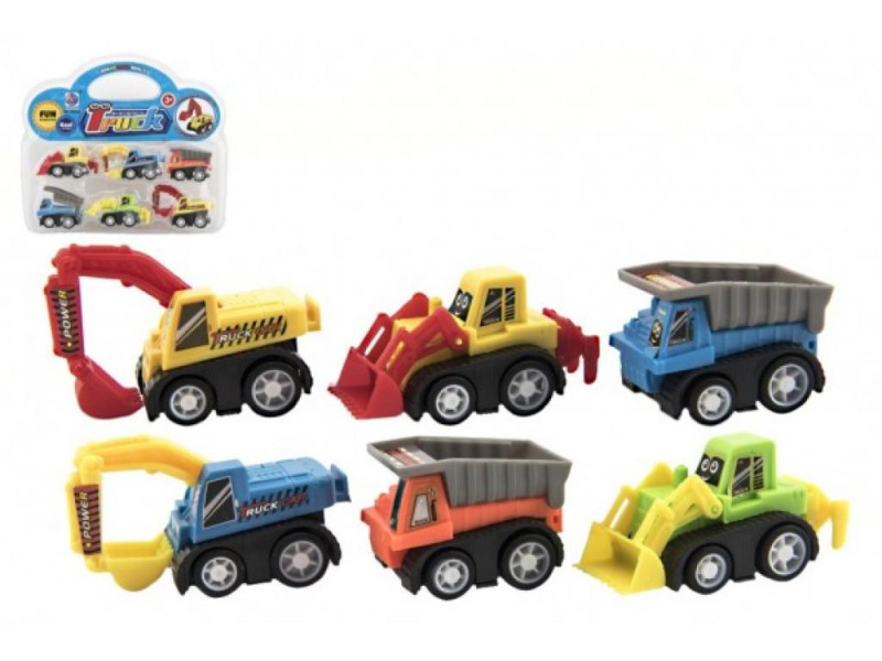 Auto stavební sada, 6 kusů