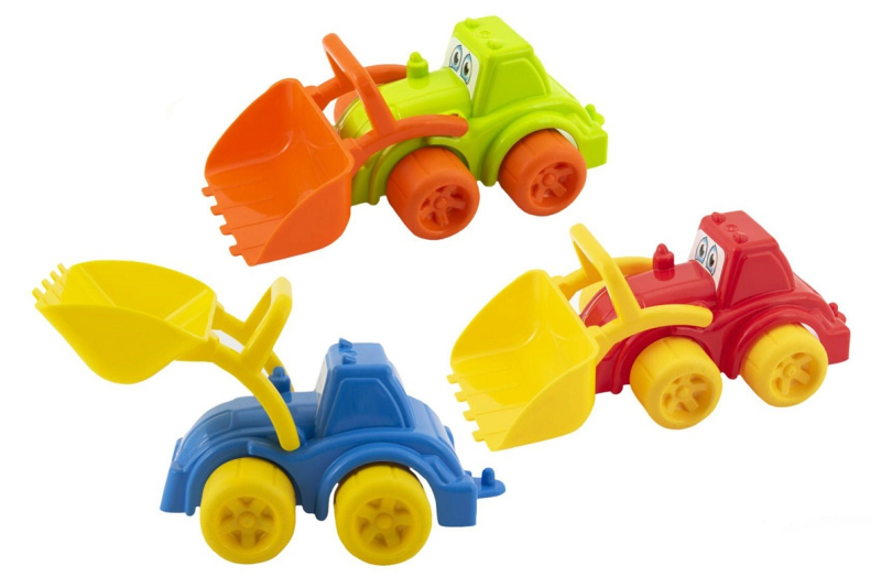 Bagr nakladač s očima