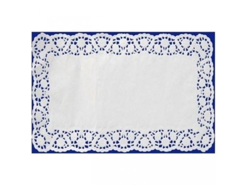 Dortová krajka 25x38cm hranatá 6ks