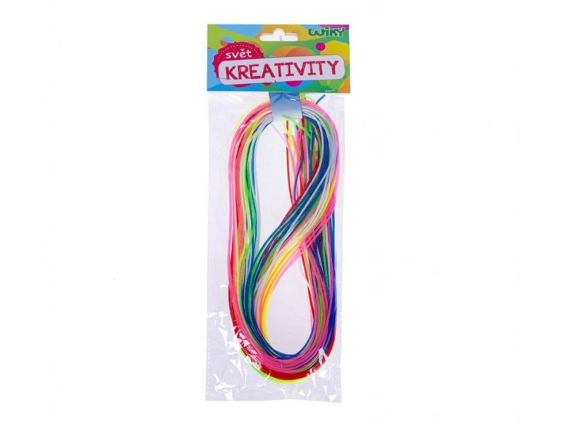 Bužírky, 30 kusů, barevné fluoresncentní