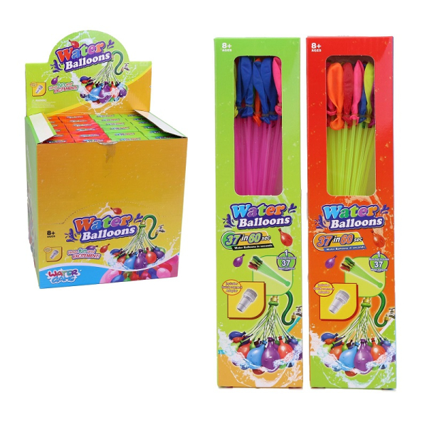 Vodní bomby, 37 kusů