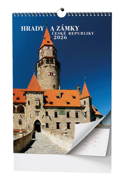 Kalendář nástěnný, Hrady a zámky České republiky