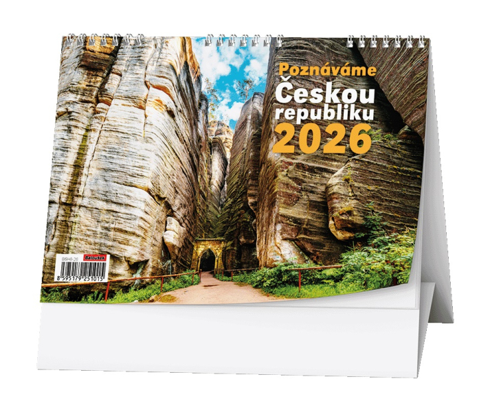 Kalendář stolní Poznáváme Českou republiku