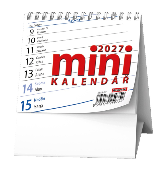 Kalendář stolní, Pracovní mini, Baloušek