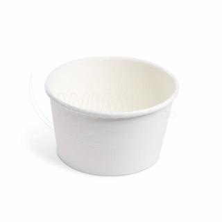Miska kulatá papírová bílá 350ml- 50kusů