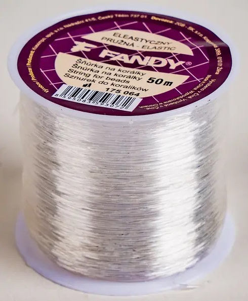 Nylon elastický, 50 m x 0,45 mm