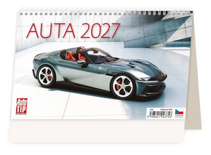 Stolní kalendář Auta