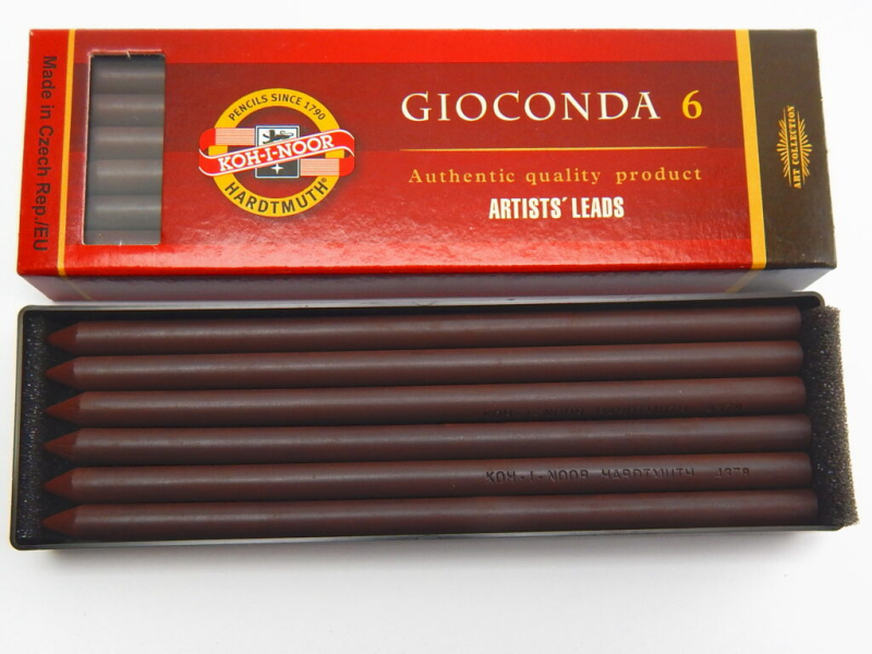 Uhel, rudka, tmavě hnědá, 6 kusů