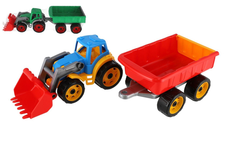 Traktor nakladač s vlekem