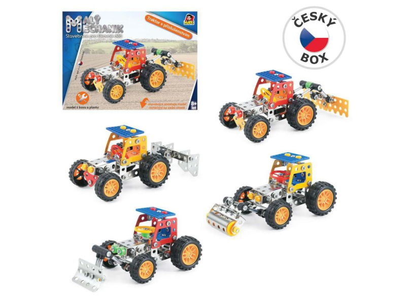 Malý mechanik - Traktor s nástrojem