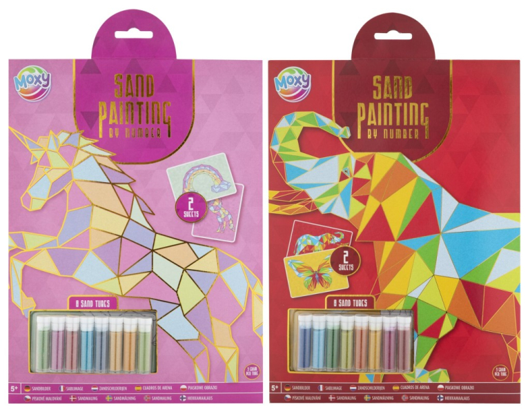 Malování pískem, A4, 2ks