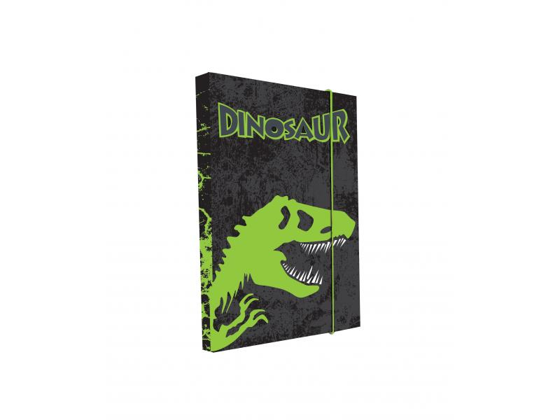 Box A4 školní Dinosaurus s gum.