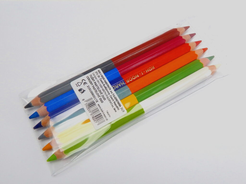 Pastelky Kohinoor, 2191-6, oboustranné silné