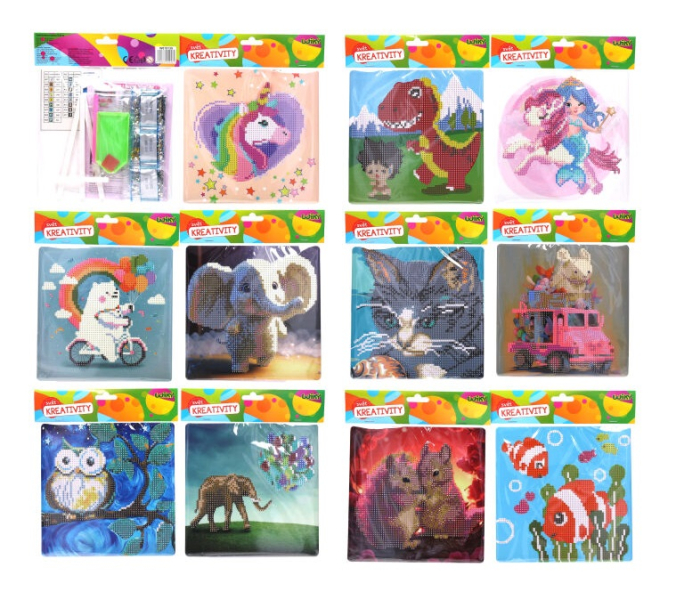 Diamantový obrázek, stojánek