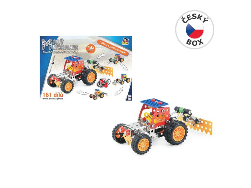 Malý mechanik - Traktor s příslušenstvím