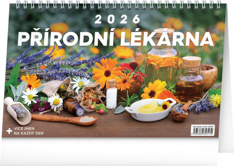 Kalendář stolní, Přírodní lékárna, Presco Group