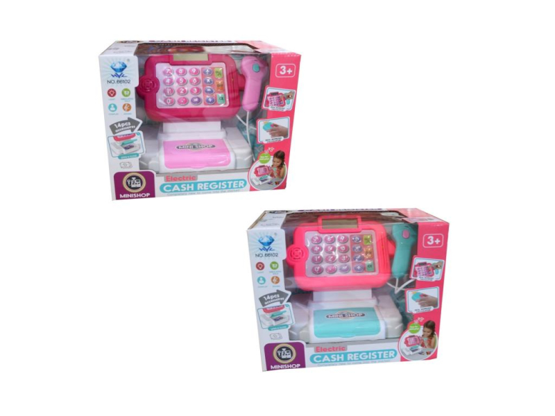 Pokladna s příslušenstvím, na baterie