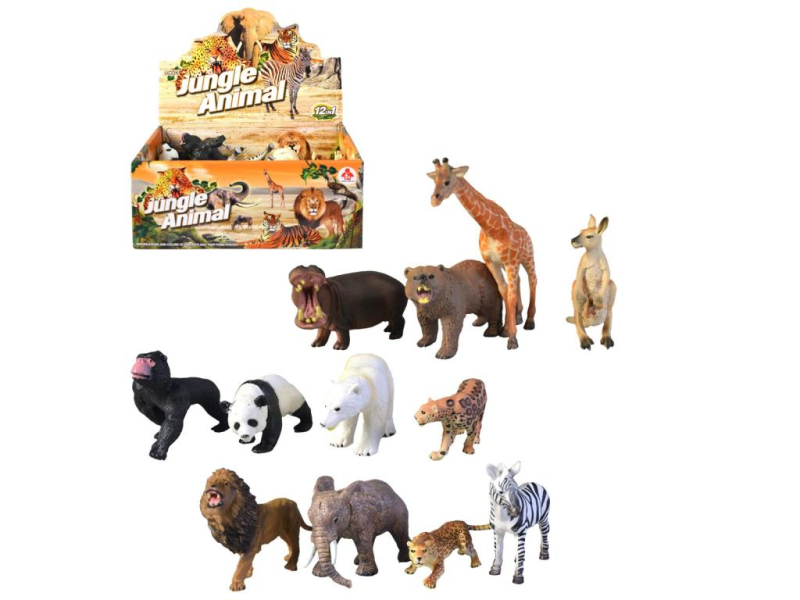 Zvířata safari, 17cm