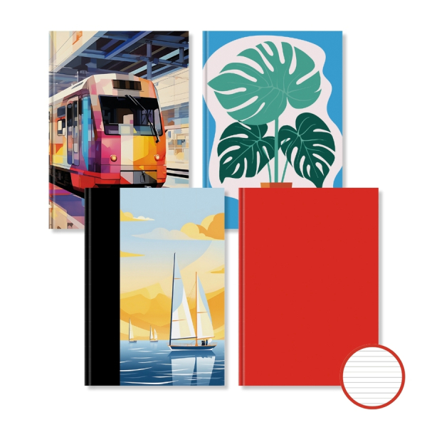 Záznamní kniha A5, 192 listů, linka