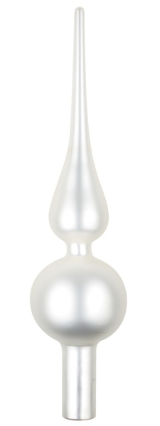 Špice, 24cm, bílá matná