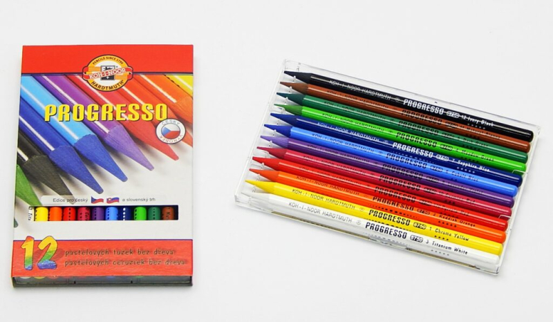 Pastelky Progresso, 8756, 12 kusů