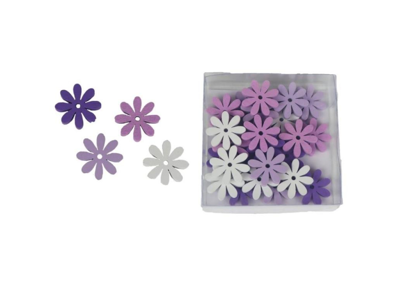 Kytky dekorační, 24ks