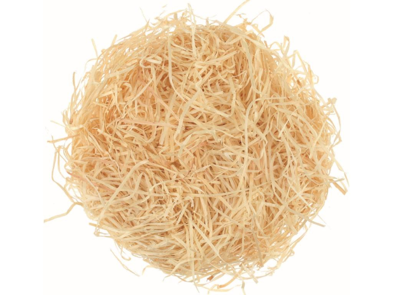 Tráva dekorační, dřevěná, přírodní
