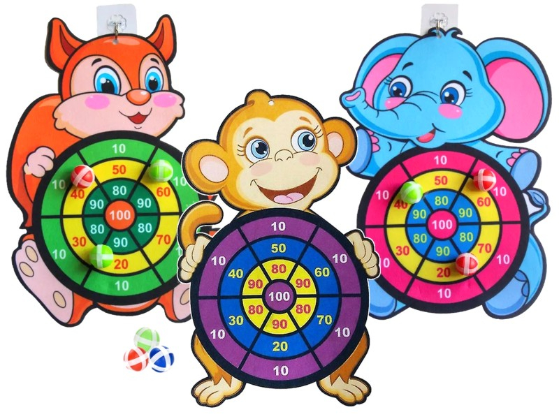 Terč na suchý zip, Slon, Opice