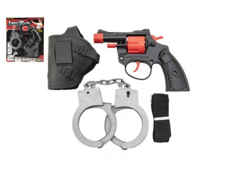 Pistole na kapsle, s pouty a pouzdrem