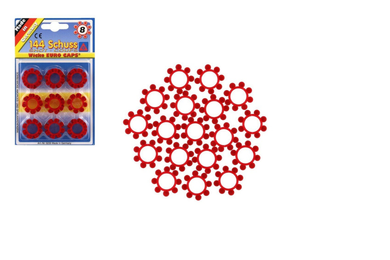 Kapsle *8* ran, věneček 144 ran