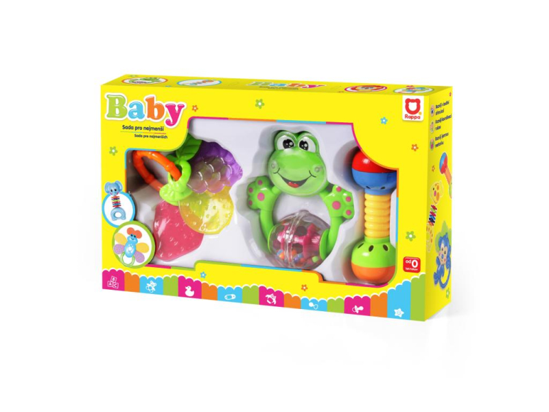 Chrastítka sada, 3 kusy