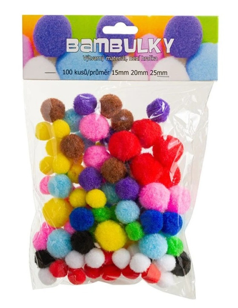 Bambulky dekorační, 100 kusů