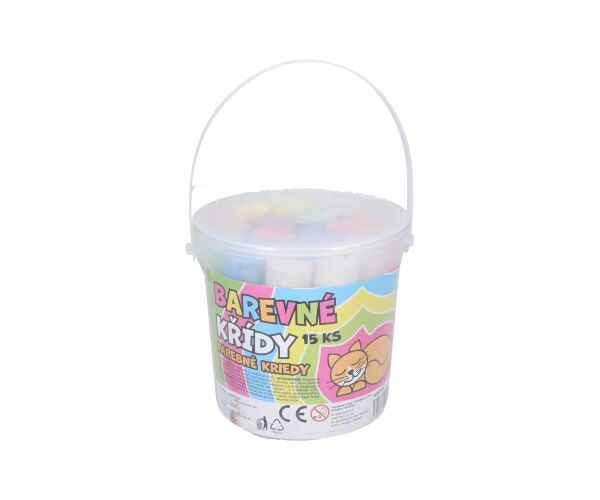 Křída chodníková, 15 kusů