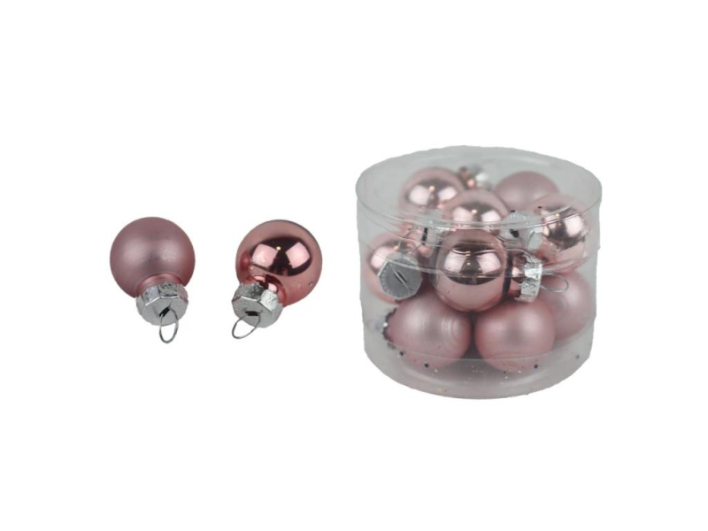 Koule 2cm-12ks, růžové