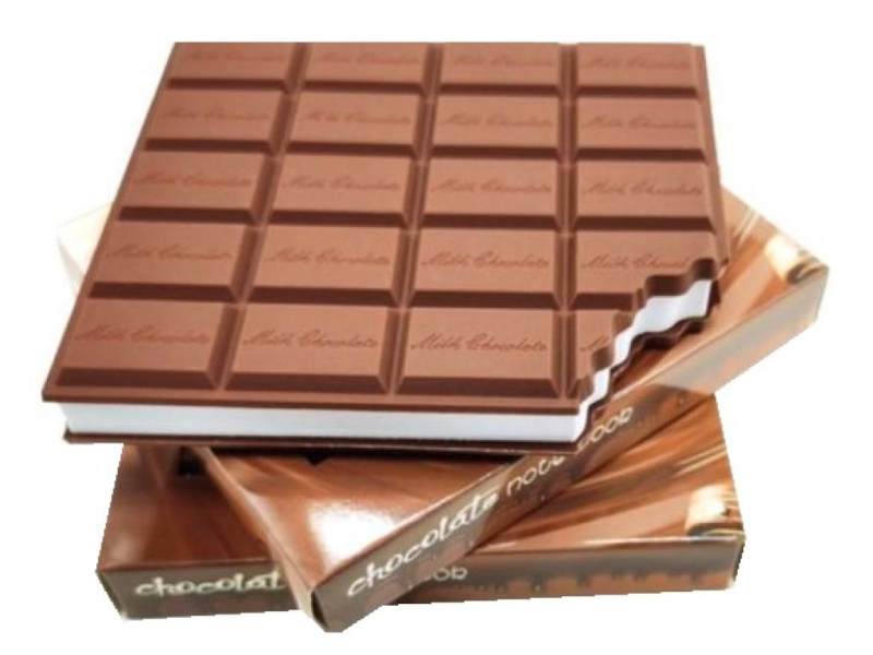 Blok, čokoláda, 80 listů