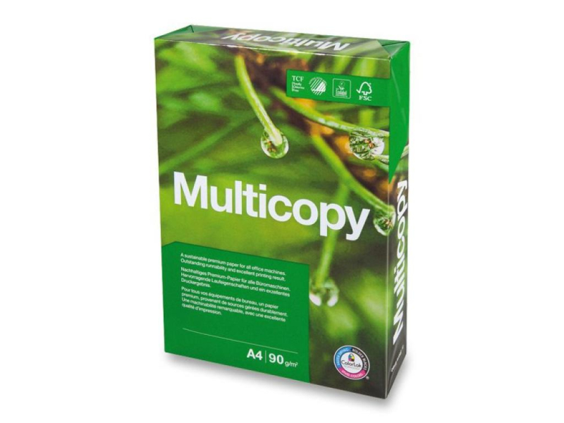 Kopírovací papír A4, 90 g, 500 listů, Multicopy