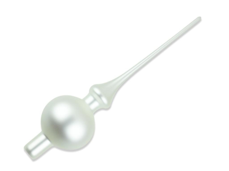 Špice skleněná perleťová matná