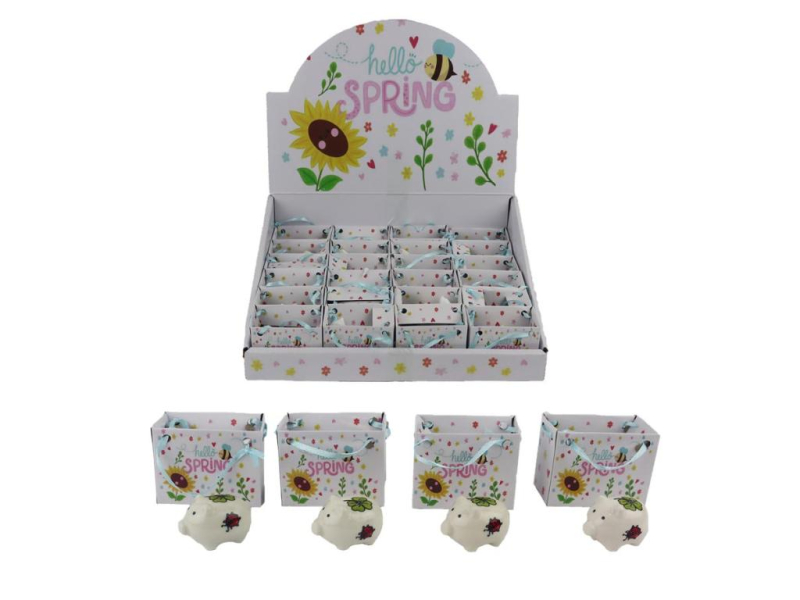 Prasátko pro štěstí v taštičce