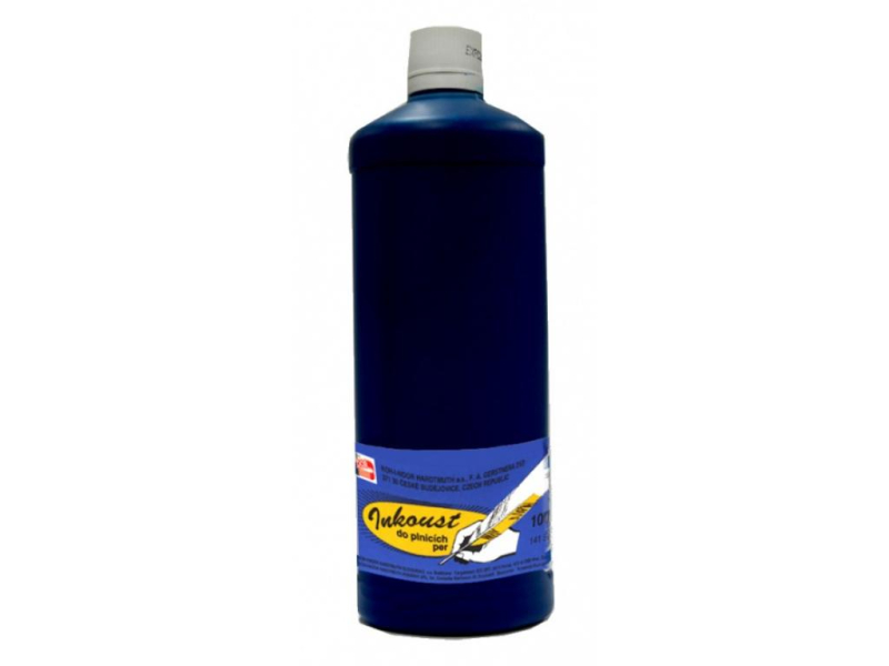 Inkoust, 1000 g, modrý