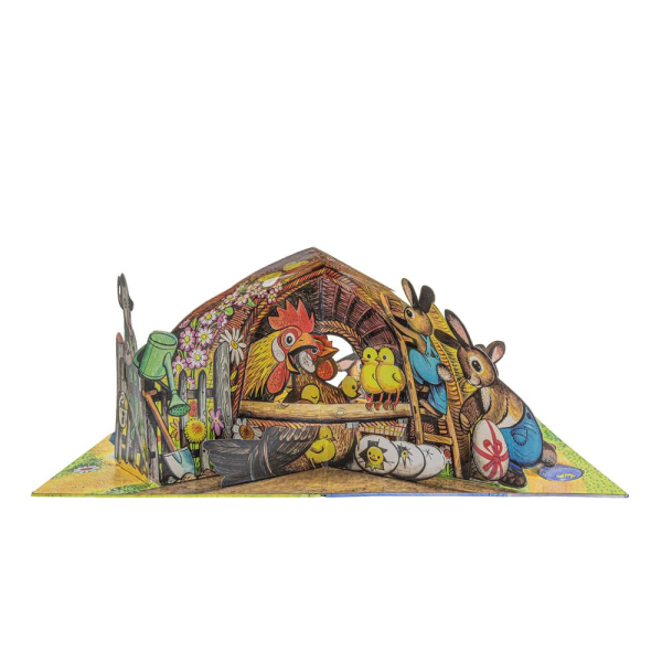 Velikonoční leporelo, prostorové, Pohádka, Druchema