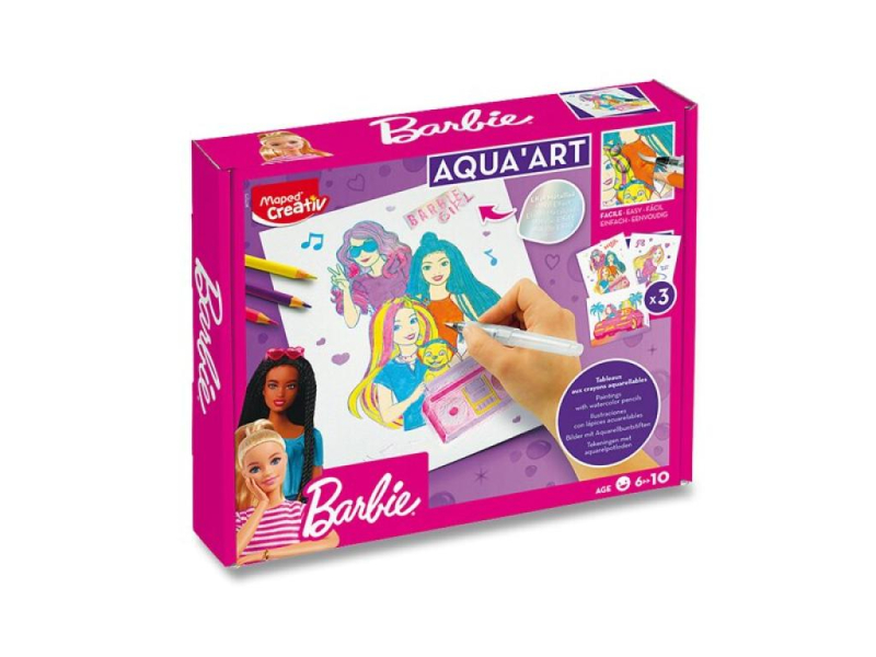 Kreativní sada, Maped, Aqua Art Barbie